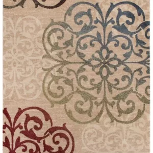 citak,coronado wildflower,beige 2100/025,area rug,floral