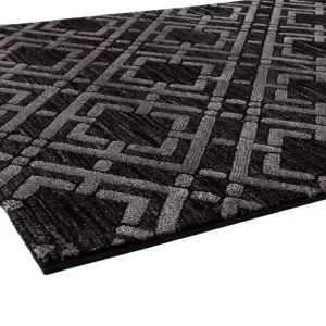 citak,vermont element,black,grey, 2940/075,area rug,geometric