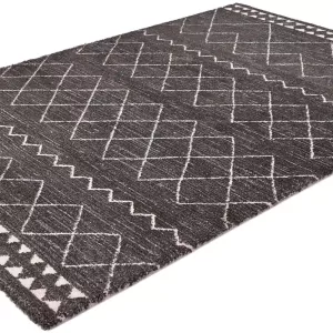 citak,arctic,gabbeh, 3200/050 charcoal,area rug,bohemian,tribal