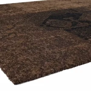 citak,hudson,patchwork, 3500/075,brown,area rug,patchwork