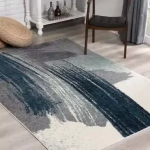 sunshine,koshani,comfort 4223 white blue,area rug,runner,abstract