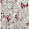 sunshine,koshani,allure,5452 red,area rug,contemporary