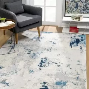 sunshine,koshani,allure,5456 blue,area rug,runner,contemporary