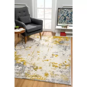 sunshine,koshani,allure,5506 gold,area rug,runner,contemporary