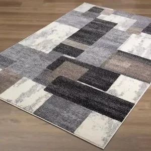 sunshine,koshani,comfort 4209 brown,area rug,runner,geometric