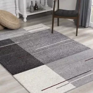 sunshine,koshani,comfort 4232 grey,area rug,runner,geometric