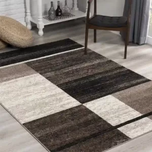 sunshine,koshani,comfort 4244 brown,area rug,geometric