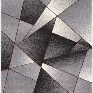 sunshine,koshani,comfort 4470 grey red,area rug,runner,geometric