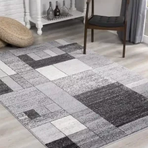 sunshine,koshani,comfort 4577 grey,area rug,runner,geometric