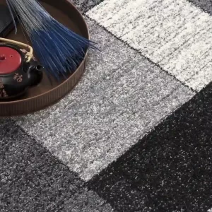 sunshine,koshani,comfort 4577 grey,area rug,runner,geometric