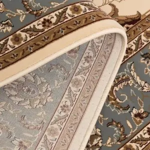 sunshine,koshani,jaipur 2117 cream blue,area rug,runner,traditional,floral