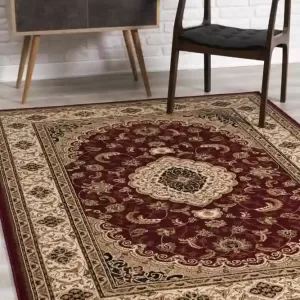sunshine,koshani,jaipur 2222 red,area rug,traditional,floral