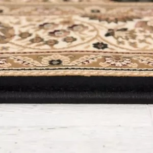 sunshine,koshani,jaipur 2235 black,area rug,runner,traditional,floral