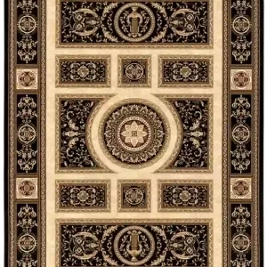sunshine,koshani,jaipur 2487 black,area rug,traditional,floral