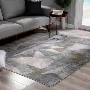 sunshine,koshani,luna 1003 grey,area rug,distressed,geometric