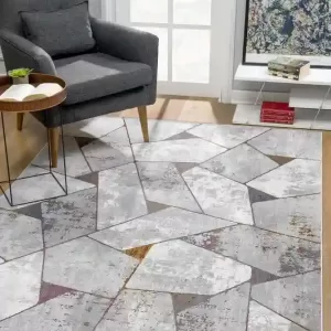 sunshine,koshani,meraki 1154 grey,area rug,geometric