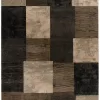 sunshine,koshani,vegas 1166 brown,area rug,runner,geometric