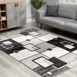 sunshine,koshani,vegas 5082 grey,area rug,runner,geometric