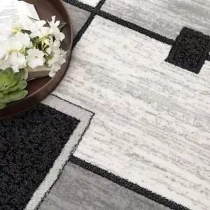 sunshine,koshani,vegas 5082 grey,area rug,runner,geometric
