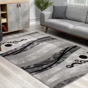 sunshine,koshani,vegas 6148 grey,area rug,runner,modern