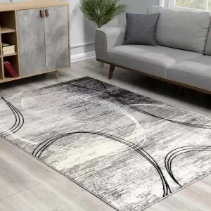 sunshine,koshani,vegas 6687 grey,area rug,runner,modern