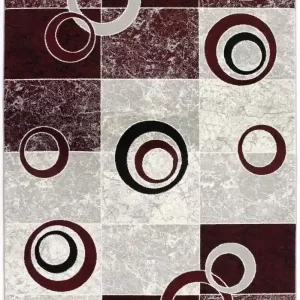 sunshine,koshani,vegas 6704 red,area rug,runner,geometric