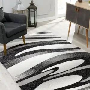 sunshine,koshani,vegas 7897 grey,area rug,runner,modern