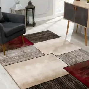 sunshine,koshani,vegas 8973 beige,area rug,runner,geometric