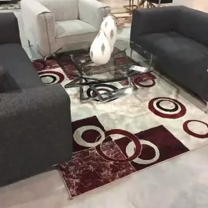 sunshine,koshani,vegas 6704 red,area rug,runner,geometric