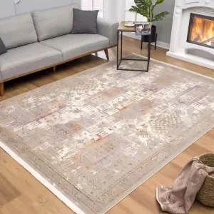 sunshine,koshani,vienna 1555 beige,area rug,runner,distressed,bohemian,tribal