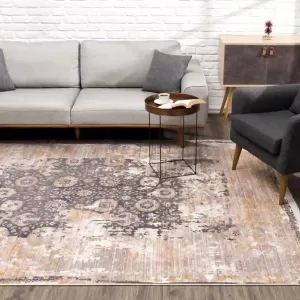 sunshine,koshani,vienna 1560 grey,area rug,runner,distressed,traditional,floral