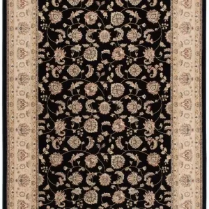 citak,palazzo,giardino, 9300/080 black,area rug,runner,traditional,floral