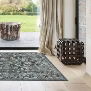 stevens omni,spencer 52044 5555,area rug,distressed,floral,traditional