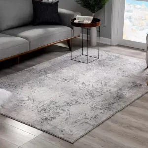 sunshine,koshani,stella 1110 cream grey,area rug,runner,distressed,floral,traditional