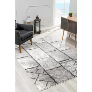 sunshine,koshani,vegas 7758 grey,area rug,runner,patchwork