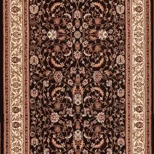 stevens omni,waldorf 4040 onyx,area rug, runner,floral,traditional