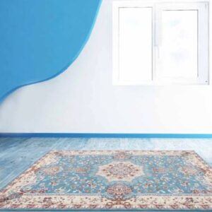 sunshine,koshani,jaipur 2458 blue,area rug,traditional,floral