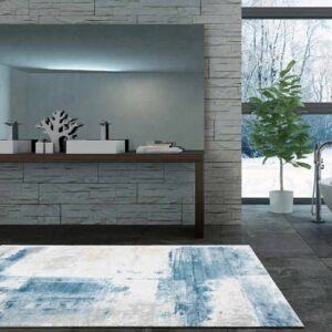 sunshine,koshani,arctic 6898 cream blue,area rug,runner,modern
