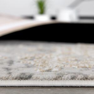 sunshine,koshani,arctic 6898 cream grey,area rug,runner,modern