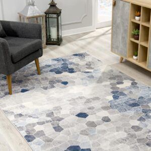 sunshine,koshani,casper 9994 Navy,area rug,runner,geometric