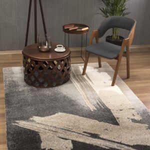 sunshine,koshani,illusion 1264 grey,area rug,abstract