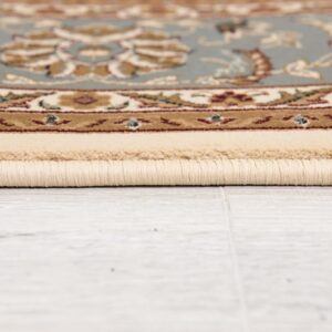 sunshine,koshani,jaipur 2117 cream blue,area rug,runner,traditional,floral