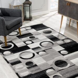 sunshine,koshani,vegas 7443 grey,area rug,runner,geometric