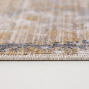 sunshine,koshani,vienna 1560 grey,area rug,runner,distressed,traditional,floral