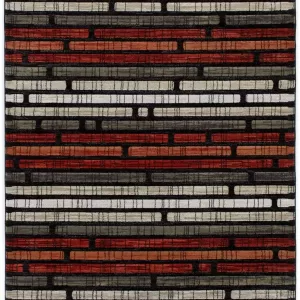 citak,vermont ridge,earth mix 2930/025,area rug,geometric