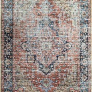 sunshine,koshani,sahara 4500 rust,area rug,machine washable