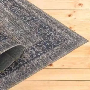 sunshine,koshani,sahara 4684 blue,area rug,machine washable