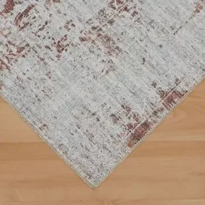 sunshine,koshani,sahara 4325 rust,area rug,machine washable
