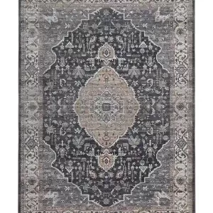 sunshine,koshani,sahara 4555 black,area rug,machine washable