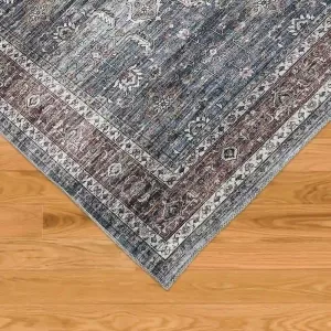 sunshine,koshani,sahara 4684 blue,area rug,machine washable